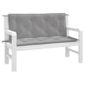 Miniatyrbillede 3 af 9: vidaXL hynder til havebænk 2 stk. 120x50x7 cm oxfordstof grå
