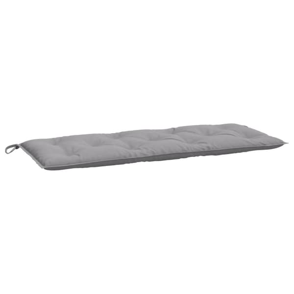 vidaXL hynder til havebænk 2 stk. 120x50x7 cm oxfordstof grå