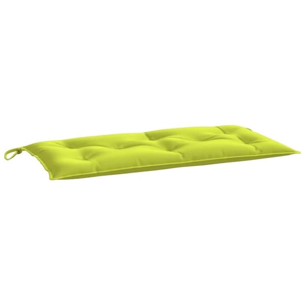 vidaXL Bänkdynor för trädgården 2st ljusgrön 100x50x7cm oxfordtyg