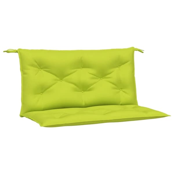 vidaXL Bänkdynor för trädgården 2st ljusgrön 100x50x7cm oxfordtyg
