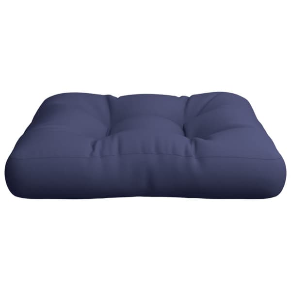 vidaXL pallehynde 60x60x12 cm stof marineblå