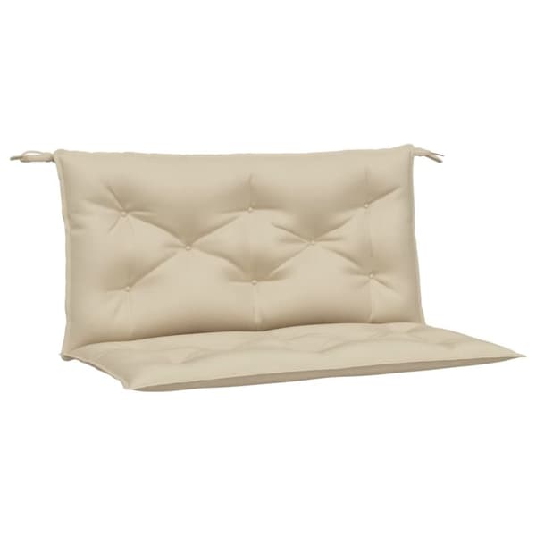 vidaXL Bänkdynor för trädgården 2st beige 100x50x7cm oxfordtyg