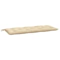 Miniatyrbillede 4 af 9: vidaXL hynder til havebænk 2 stk. 120x50x7 cm oxfordstof beige