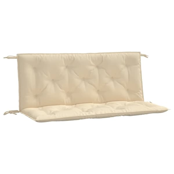 vidaXL Bänkdynor för trädgården 2st beige 120x50x7cm oxfordtyg