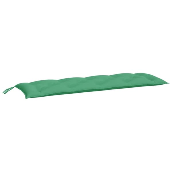 vidaXL Bänkdynor för trädgården 2st grön 150x50x7cm oxfordtyg