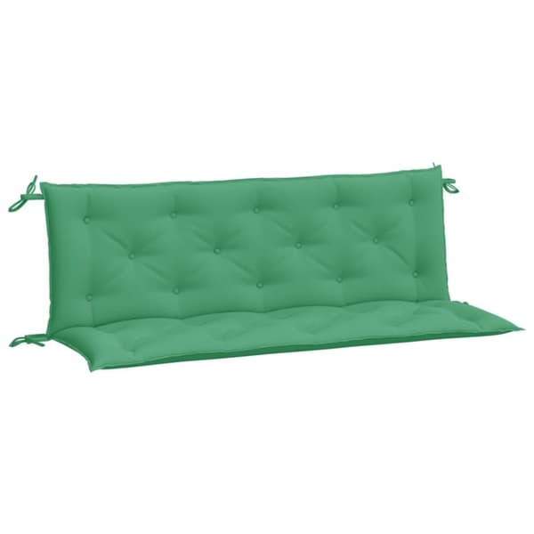 vidaXL Bänkdynor för trädgården 2st grön 150x50x7cm oxfordtyg