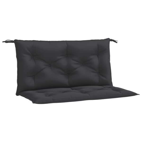 vidaXL Bänkdynor för trädgården 2st svart 100x50x7cm oxfordtyg