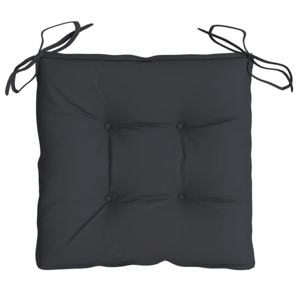 vidaXL pallehynder 6 stk. 50x50x7 cm oxfordstof sort