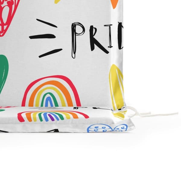 Stolsdyna Belum Pride 5 Multicolour 48 x 5 x 90 cm 53 x 4 x 101 cm
