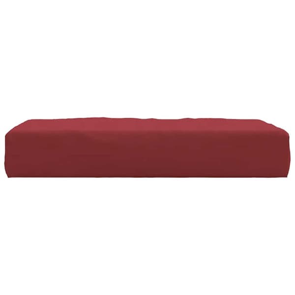 vidaXL Palldyna vinröd 60x60x8 cm oxfordtyg