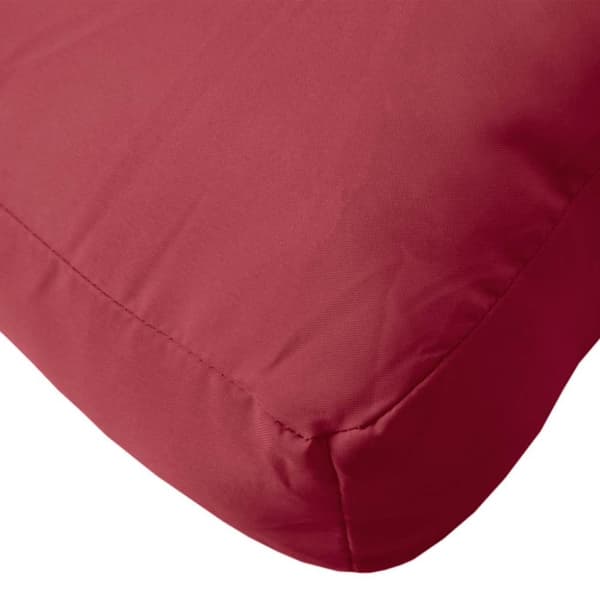 vidaXL Palldyna vinröd 60x60x8 cm oxfordtyg
