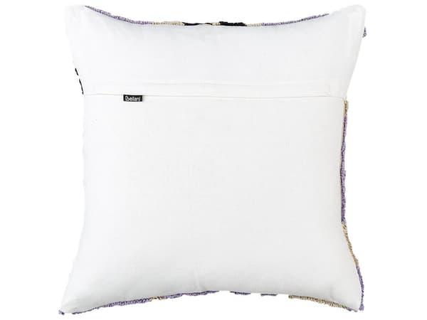 Kudde 2 st Lila Bomull 45 x 45 cm Dekorativ med blommönster