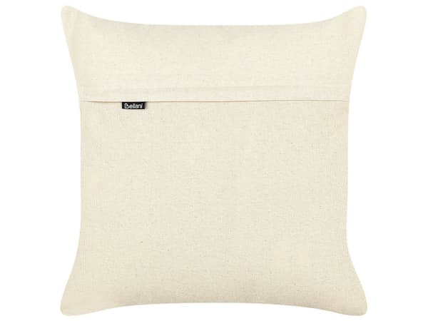 Prydnadskudde 2 st Tuftad Beige Bomull 45 x 45 cm med abstrakt mönster
