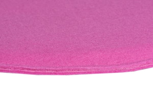 Rund pink stolehynde