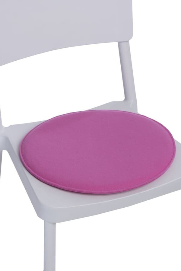 Rund pink stolehynde