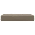Miniatyrbild 5 av 8: vidaXL Palldyna taupe 60x60x8 cm oxfordtyg