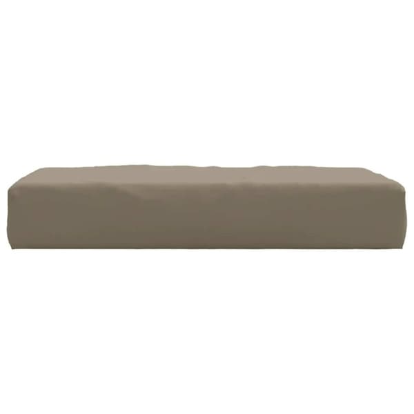 vidaXL Palldyna taupe 60x60x8 cm oxfordtyg