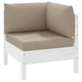 Miniatyrbild 4 av 10: vidaXL Palldynor 3 st taupe oxfordtyg
