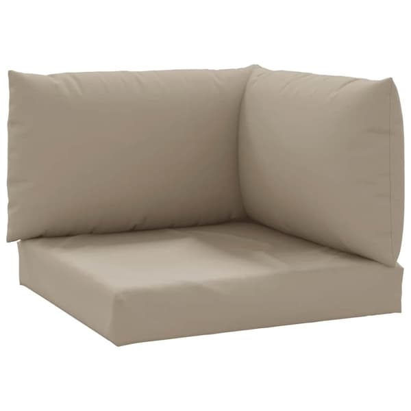 vidaXL Palldynor 3 st taupe oxfordtyg