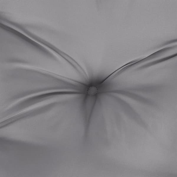 vidaXL Bänkdynor för trädgården 2st grå 200x50x7cm oxfordtyg