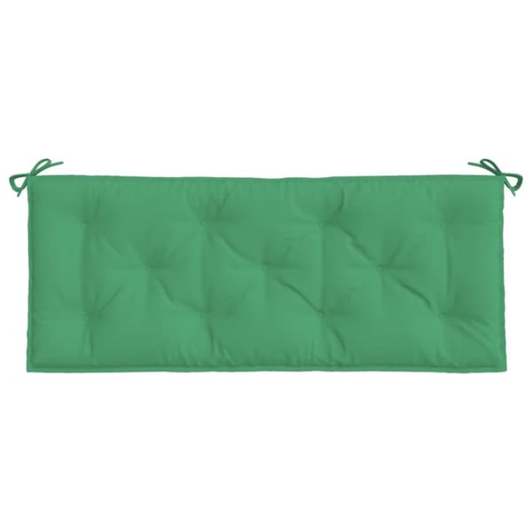 hynder til havebænk 2 stk. 120x50x7 cm oxfordstof grøn