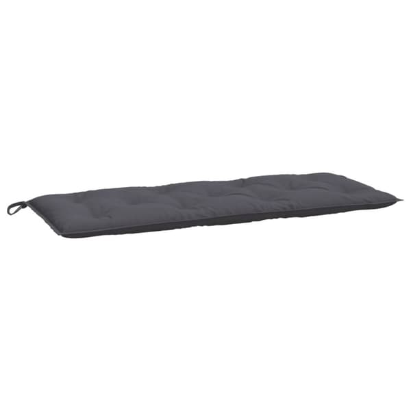 hynder til havebænk 2 stk. 120x50x7 cm oxfordstof antracitgrå
