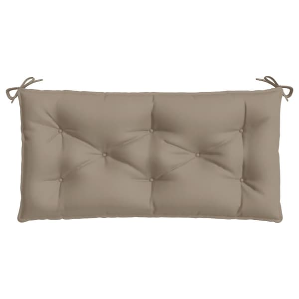 Puutarhapenkkityynyt, 2 kpl, taupe, Oxford kangas