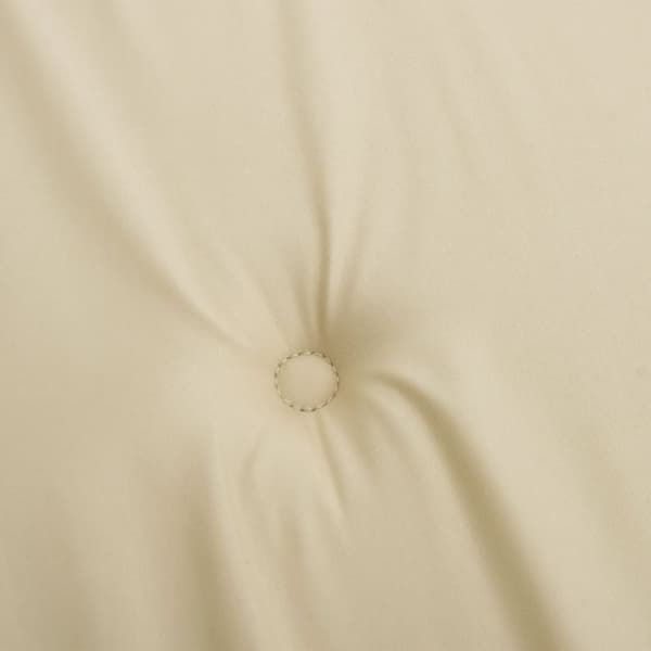 stolehynder m. høj ryg 2 stk. 120x50x3 cm stof beige