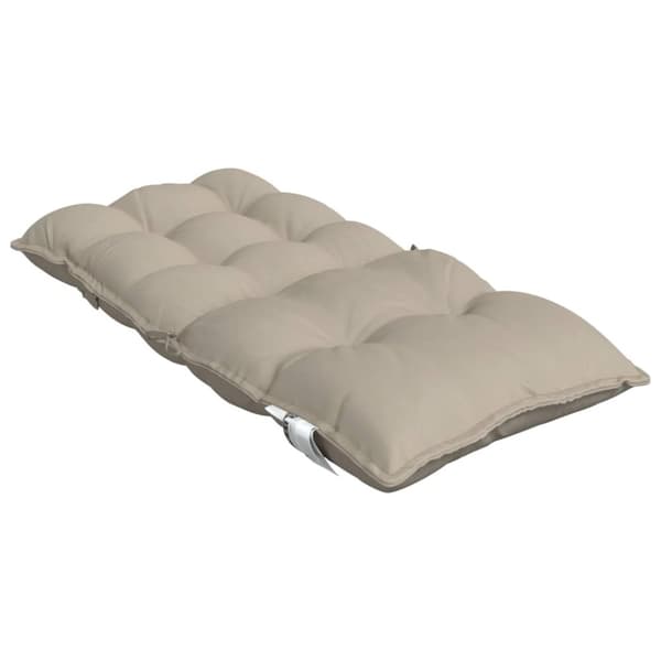 Matalaselkänojan tyynyt, 4 kpl, taupe