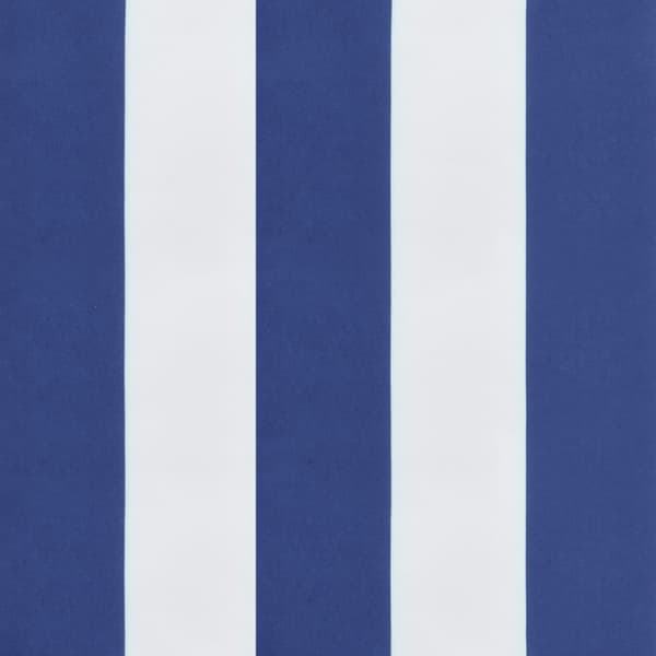 Stolsdynor 2 st blå&vit randig 50x50x7 cm oxfordtyg