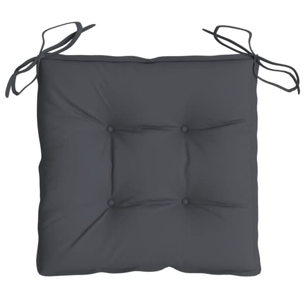 Stolsdynor 6 st antracit 40x40x7 cm oxfordtyg