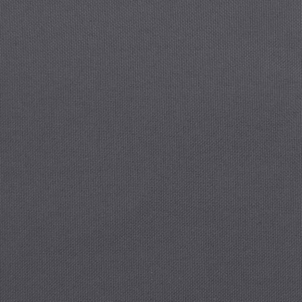 Bänkdyna för trädgården antracit 120x50x7 cm oxfordtyg