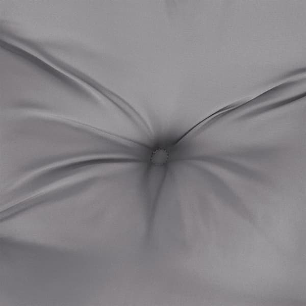 Puutarhapenkkityyny, harmaa, 110x50x7 cm, kangas