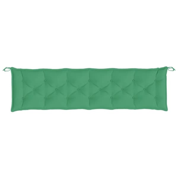 hynde til havebænk 200x50x7 cm stof grøn