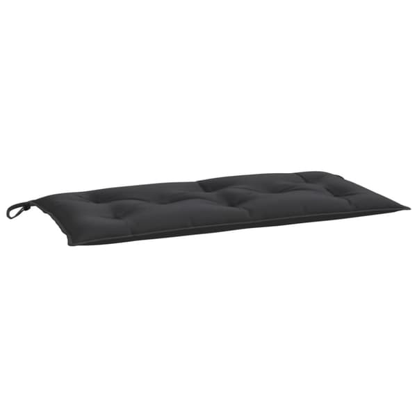 Bänkdynor för trädgården 2st svart 100x50x7cm oxfordtyg