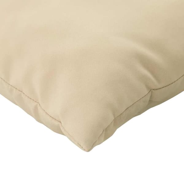 vidaXL Palldynor 2 st beige oxfordtyg