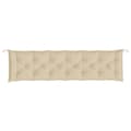 Miniatyrbillede 5 af 9: vidaXL hynder til havebænk 2 stk. 200x50x7 cm oxfordstof beige