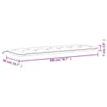 Miniatyrbillede 9 af 9: vidaXL hynder til havebænk 2 stk. 200x50x7 cm oxfordstof beige