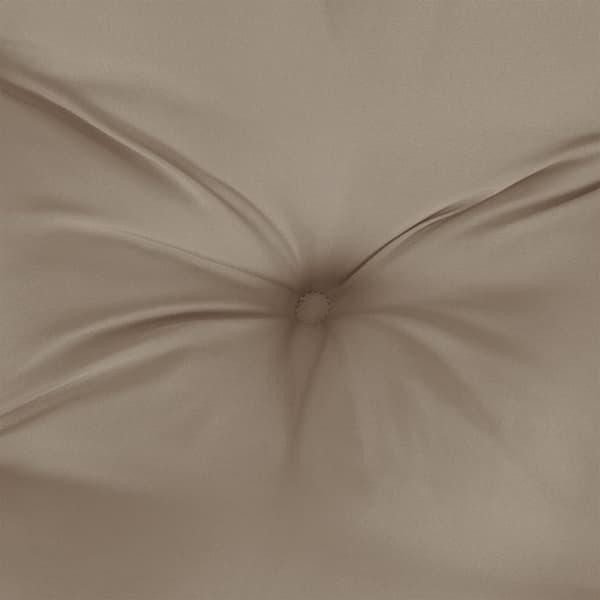 vidaXL Bänkdyna för trädgården taupe 200x50x7 cm oxfordtyg