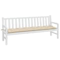 Miniatyrbillede 3 af 7: vidaXL hynde til havebænk 200x50x7 cm oxfordstof beige
