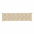 Miniatyrbillede 4 af 7: vidaXL hynde til havebænk 200x50x7 cm oxfordstof beige
