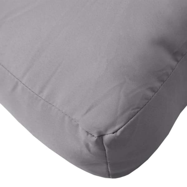 vidaXL pallehynde 60x60x8 cm oxfordstof grå