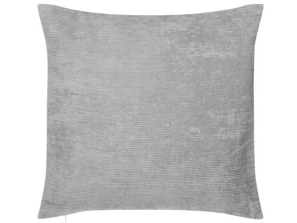 Set med 2 prydnadskuddar Grå Manchester 45 x 45 cm Randig Modern Minimalistisk Inredningstillbehör