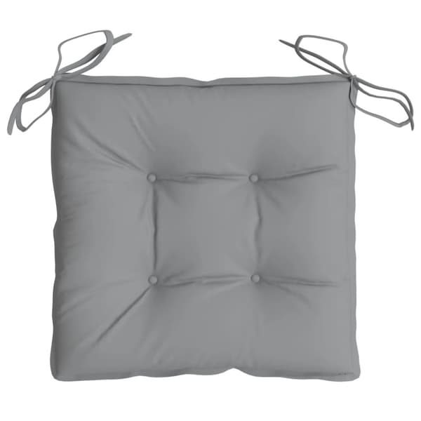 vidaXL Stolsdynor 4 st grå 50x50x7 cm oxfordtyg