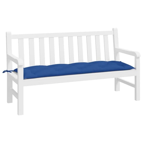 vidaXL hynde til havebænk 150x50x7 cm oxfordstof kongeblå