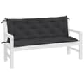Miniatyrbillede 4 af 10: vidaXL hynder til havebænk 2 stk. 150x50x7 cm oxfordstof sort