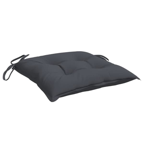 vidaXL Stolsdynor 2 st antracit 50x50x7 cm oxfordtyg