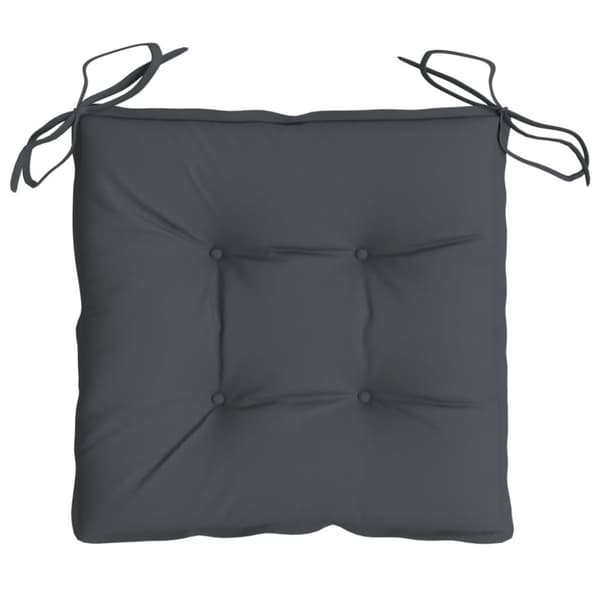 vidaXL Stolsdynor 2 st antracit 50x50x7 cm oxfordtyg