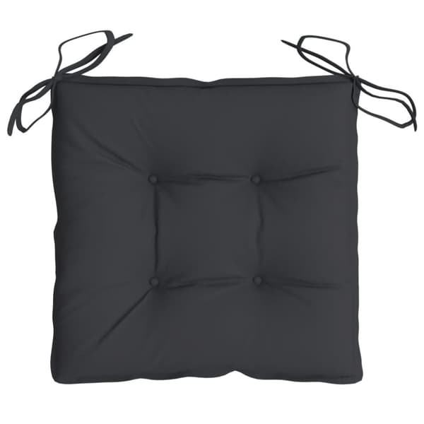 vidaXL Palldynor 2 st svart 50x50x7 cm oxfordtyg