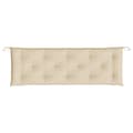 Miniatyrbillede 7 af 10: vidaXL hynder til havebænk 2 stk. 150x50x7 cm oxfordstof beige
